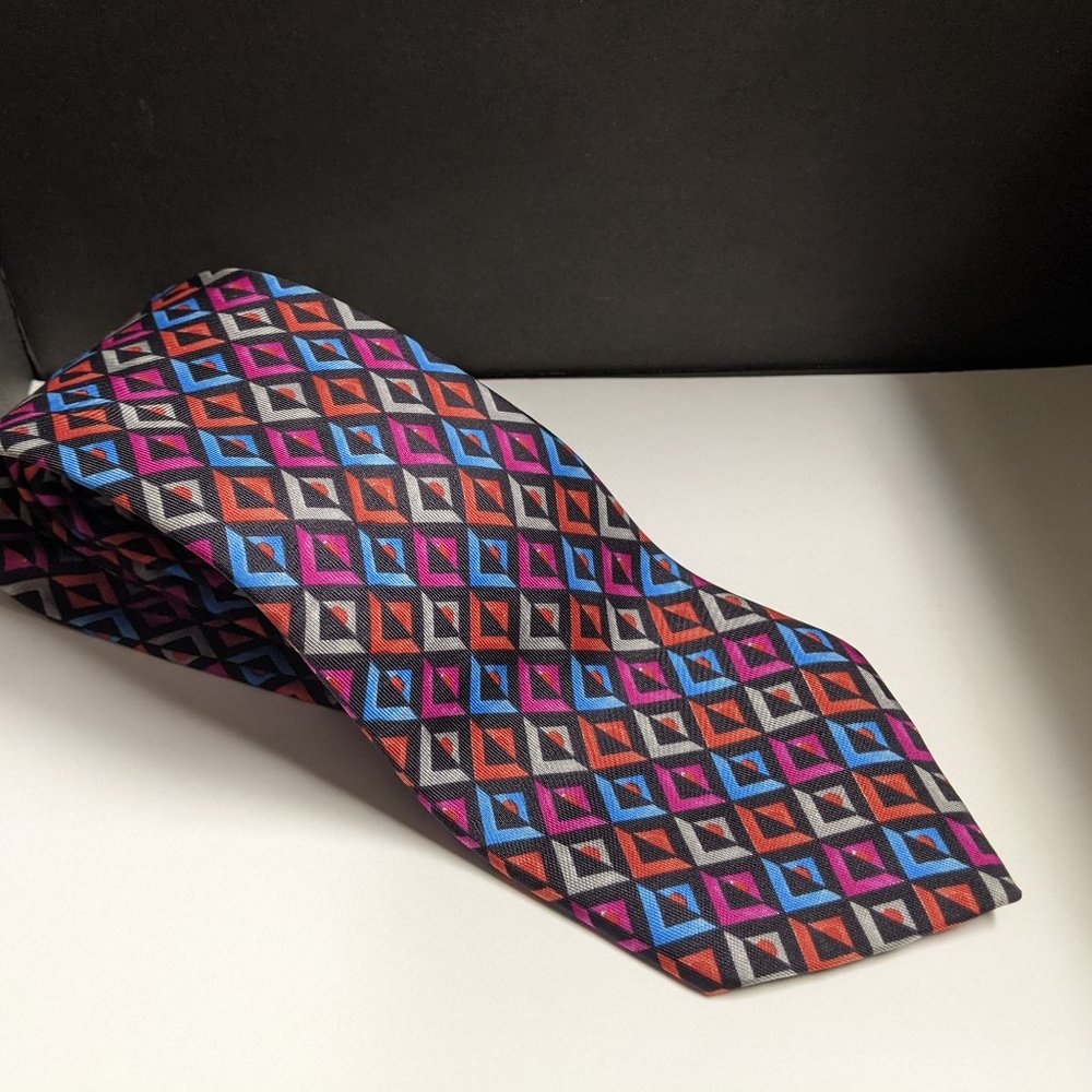vintage Folkspeare 100% silk tie